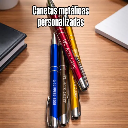 Canetas Metálicas personalizada 