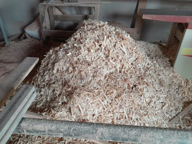 Pó de madeira orgânico o saco 10,00