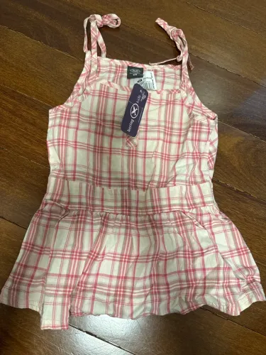 Bata Infantil Hering Kids Xadrez Rosa Tam. 6 - Nova com Etiqueta