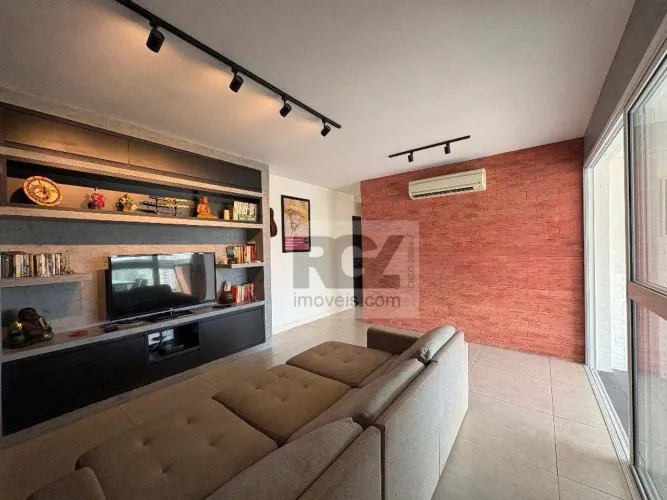 Apartamento com 2 dormitórios para alugar, 77 m² por R$ 7.500,00/mês - Ponta da Praia - Sa