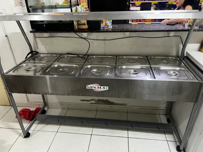 Buffet self service térmico 10 Cubas