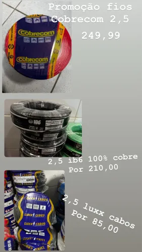 Promoção fio Cobrecom 