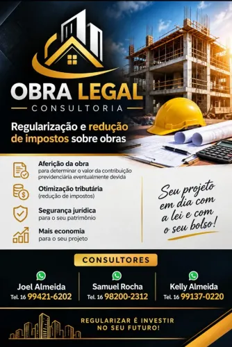 Aferição e redução de impostos sobre obras