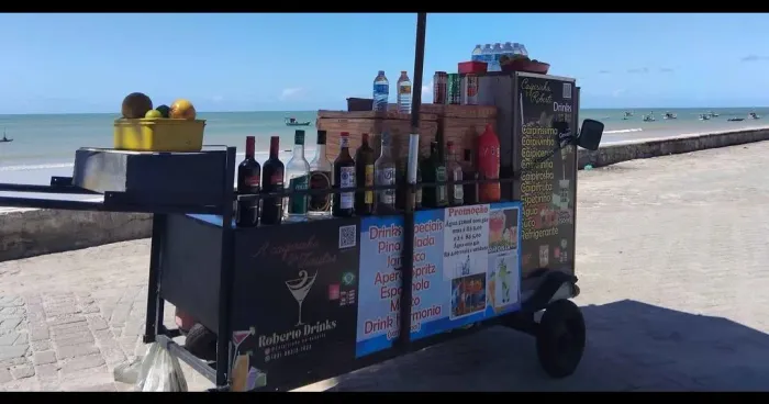 Carrinho de drinks 