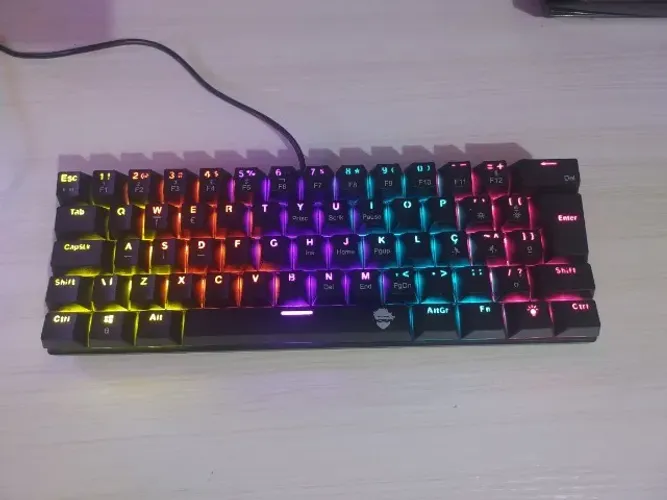 Teclado Mecânico | Switch de Alta Precisão | RGB Gamer | Preto ? Ideal para Jogos