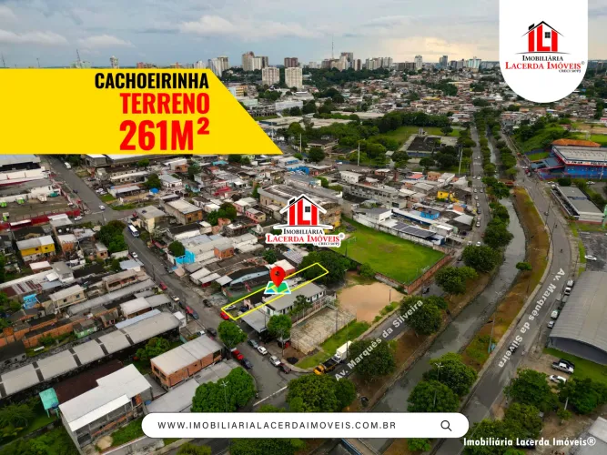 Terreno 261m² no Bairro Cachoeirinha Próximo Fundação Adriano Jorge Venda