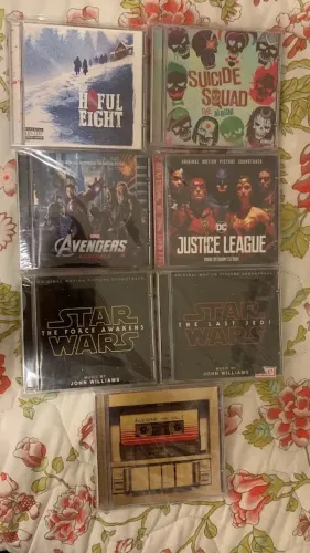CD TRILHA SONORA ORIGINAL FILMES CINEMA MARVEL STAR WARS TARANTINO DC COMICS