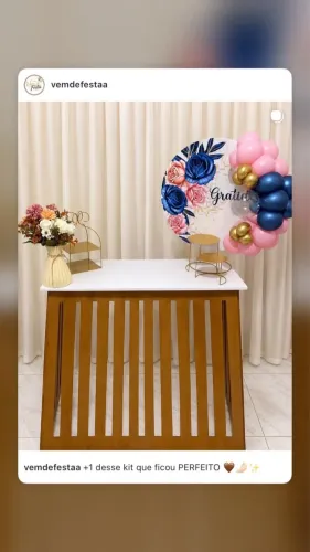 Festa na mesa.
