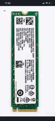 SSD M2 NVMe 512gb