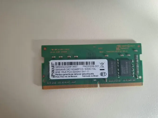 Memória Ram Ddr4 Smart 8gb 3200mhz Notebook