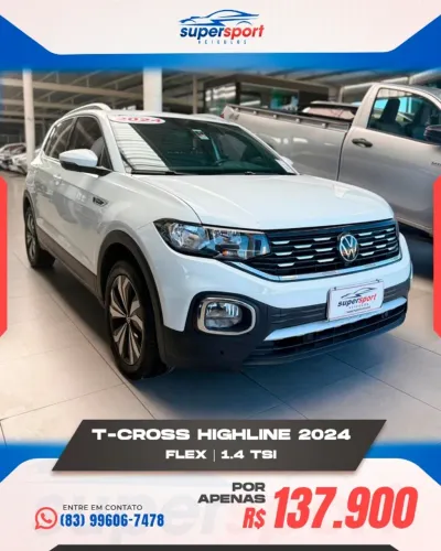 Volkswagen T-Cross Highline 1.4 TSI Flex 16V 5P AUT 2024