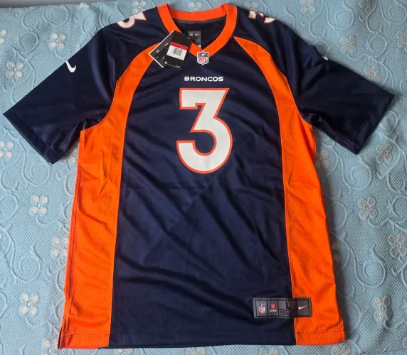 NFL Denver Broncos #3 Russel Wilson Jersey Nike