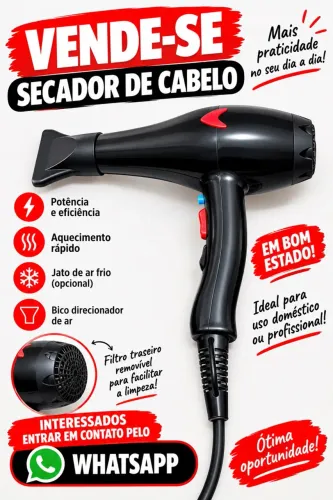 Secador de cabelo 