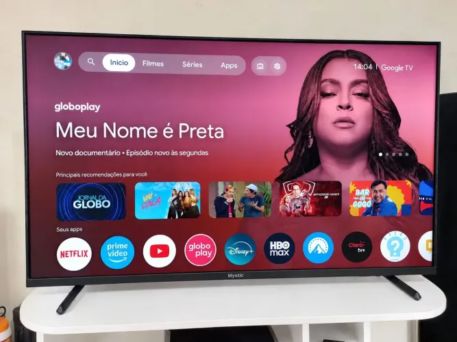 Google Tv 42 Full HD HDR Nova no plástico aceito cartão faço entrega