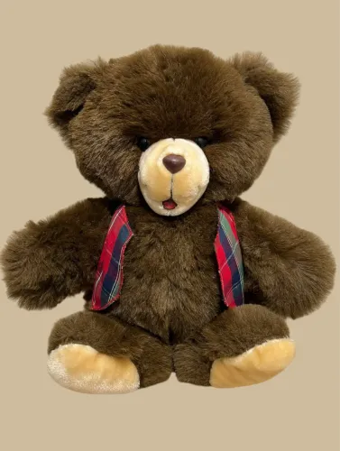 ANTIGO URSO DE PELÚCIA MARITEL BRINQUEDO COM CGC