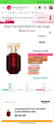 Boss The Scent Elixir For Her Hugo Boss Feminino