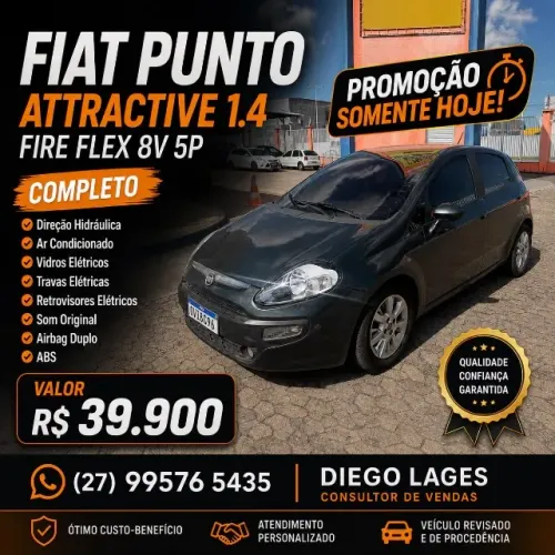 Fiat Punto Attractive 1.4 Fire Flex 8V 5P 2013