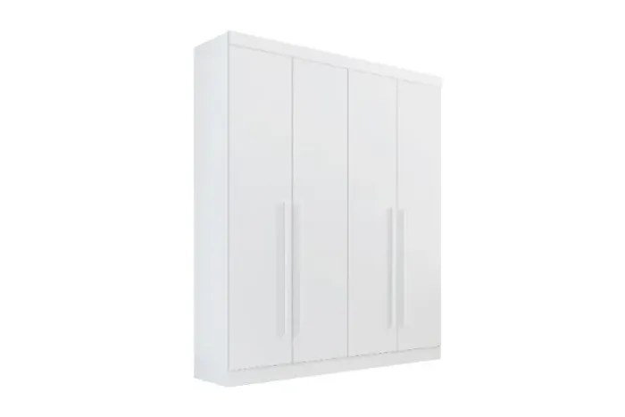 Guarda Roupa Da Vinci 4 Portas D'Doro Branco - Entrega Rápida!