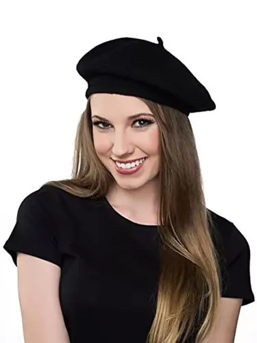 Boina Francesa Preta ? Unissex | Estilo Clássico e Elegante ? R$70,00