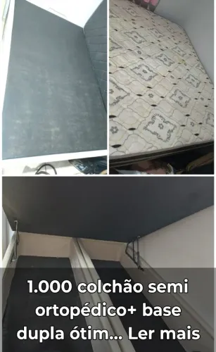 Cama baú e colchão...