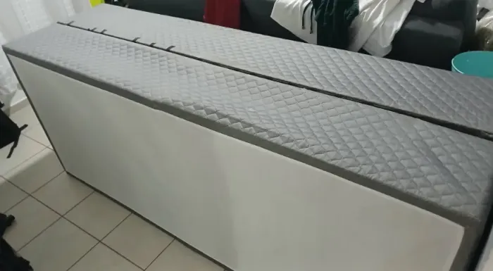 Base de cama queen box - DANIFICADA 