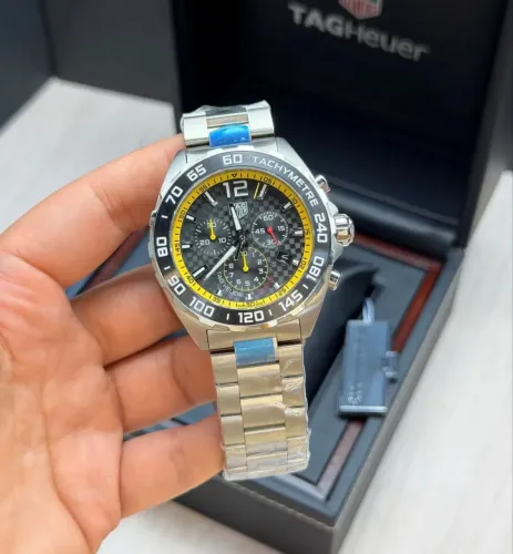 Relógio Masculino Tag Heuer Formula 1 Cronógrafo 43mm Super C Máquina ETA