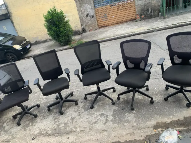 Cadeiras de escritório telada