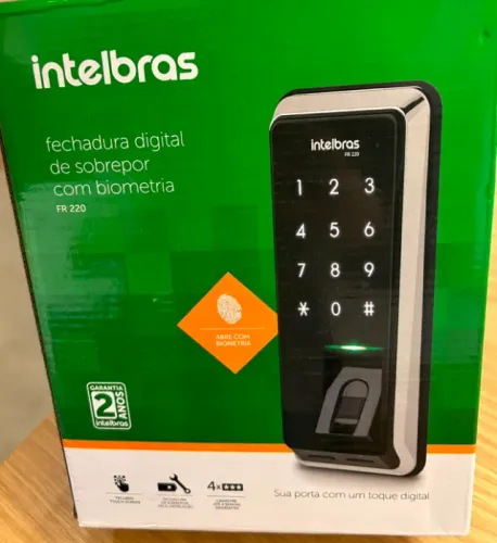 Fechadura Digital de Sobrepor com Biometria