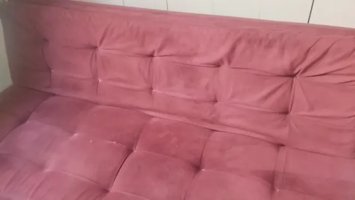 Sofá cama vermelho