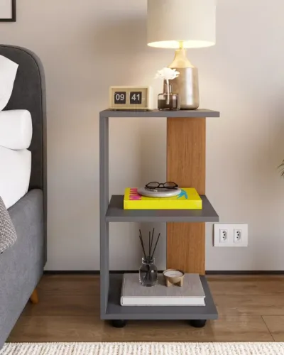 Mesa de Cabeceira Criado Nicho prateleiras Várias Cores NOVO