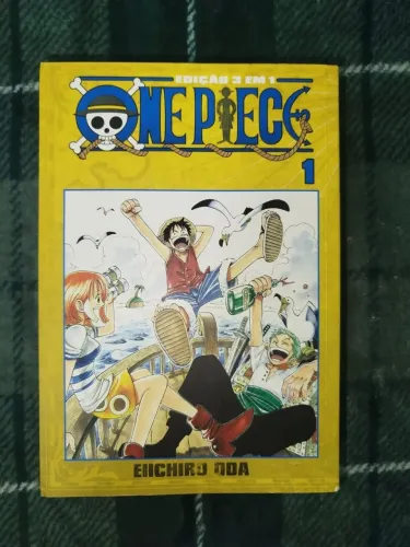 One Piece - edição 3 em 1 vol 1 - Panini (usado)