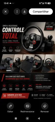Volante simulador driving force gt
