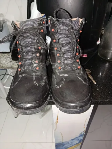 ? Bota Preta Cano Alto Masculina - Usada 1x - R$ 300