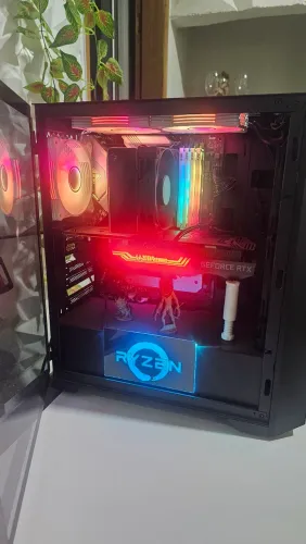 Pc gamer completo Ryzen 7 5700 + Rtx3070ti + 32gb de ram 500gb