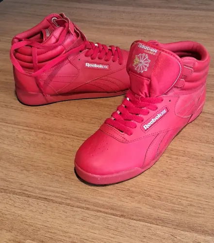Tênis Rebook Classic Basket Freestyle Hi 36/37 Vermelho NOVO