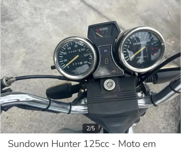 Moto Sundown hanter 125, super econômica