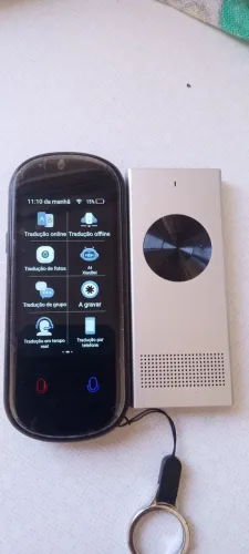 Tradutor de voz instantânea wi-fi camera tela touch