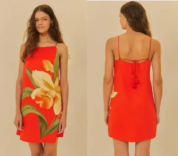 Vestido Farm Orquídea G c/ Avaria