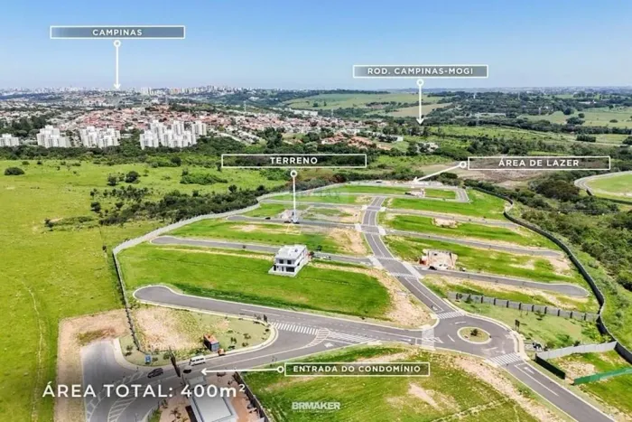 RE/MAX Vende Lote 400,50m², R$625.000 - Incluso Projeto Aprovado pela Prefeitura - Condomí