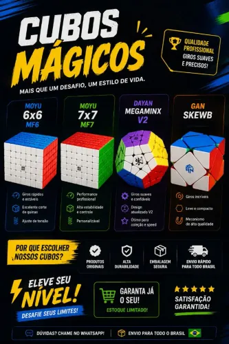 Cubos Mágicos Magnéticos