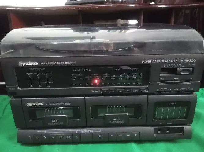 Toca discos gradiente ms-200 impecável 