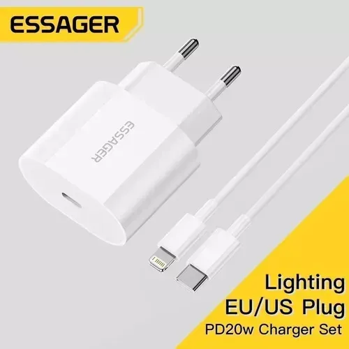 Carregador de Iphone Essager 20w