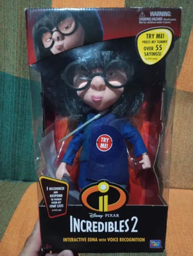 Lote com 2 Bonecos Os Incríveis 2