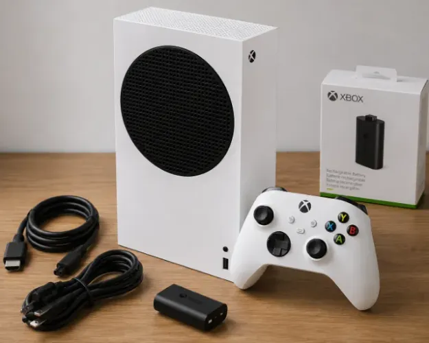 Xbox Series S 512GB + Controle Original + Bateria Recarregável