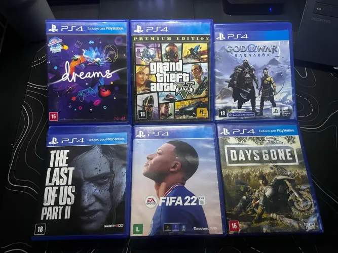 Jogos PS4 - LOTE 7 Jogos (Leia descrição)