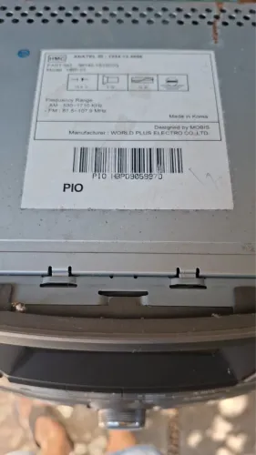Rádio original Hyundai HB20 2014