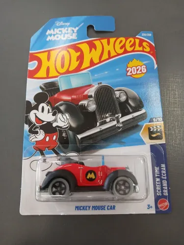 Carrinho Hot Wheels Hw Mickey Mouse Car Disney 236/250 2026