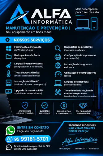 Alfa Informática - Manutenção, prevenção e diagnósticos