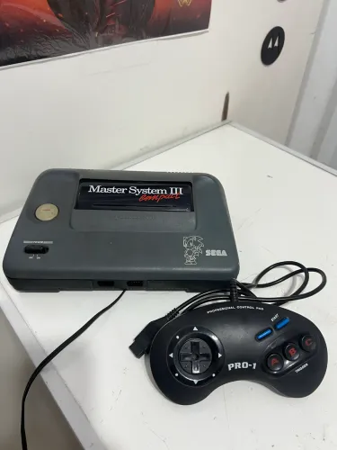 Master system 3 completo com 2 controles