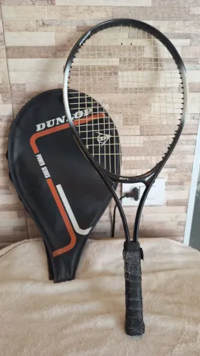 Raquete De Tênis Dunlop Power Plus 26 Com Capa Original